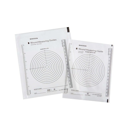 Mckesson Nonsterile Plastic Wound Measuring Guide, 5 x 7 Inch, 6000PK 533-30012100